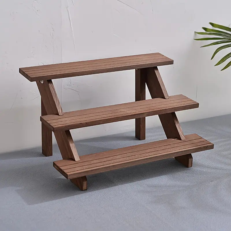 Bring nature indoors with this elegant natural wooden display riser-1